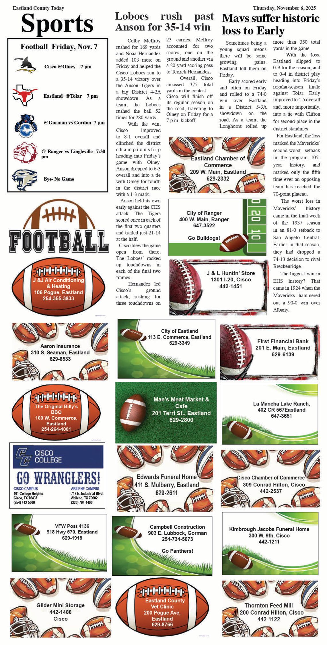 Eastland County Sports 1 Eastland County Sports 1