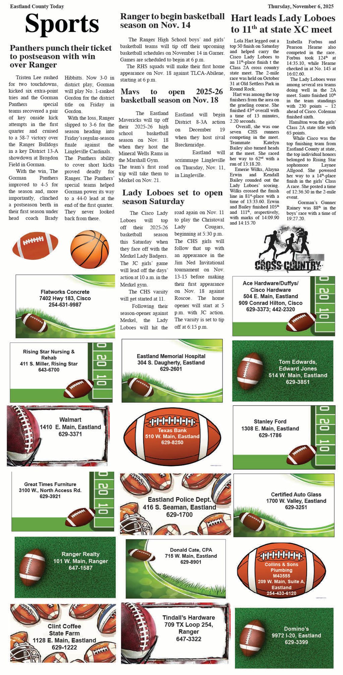 Eastland County Sports 2 Eastland County Sports 2