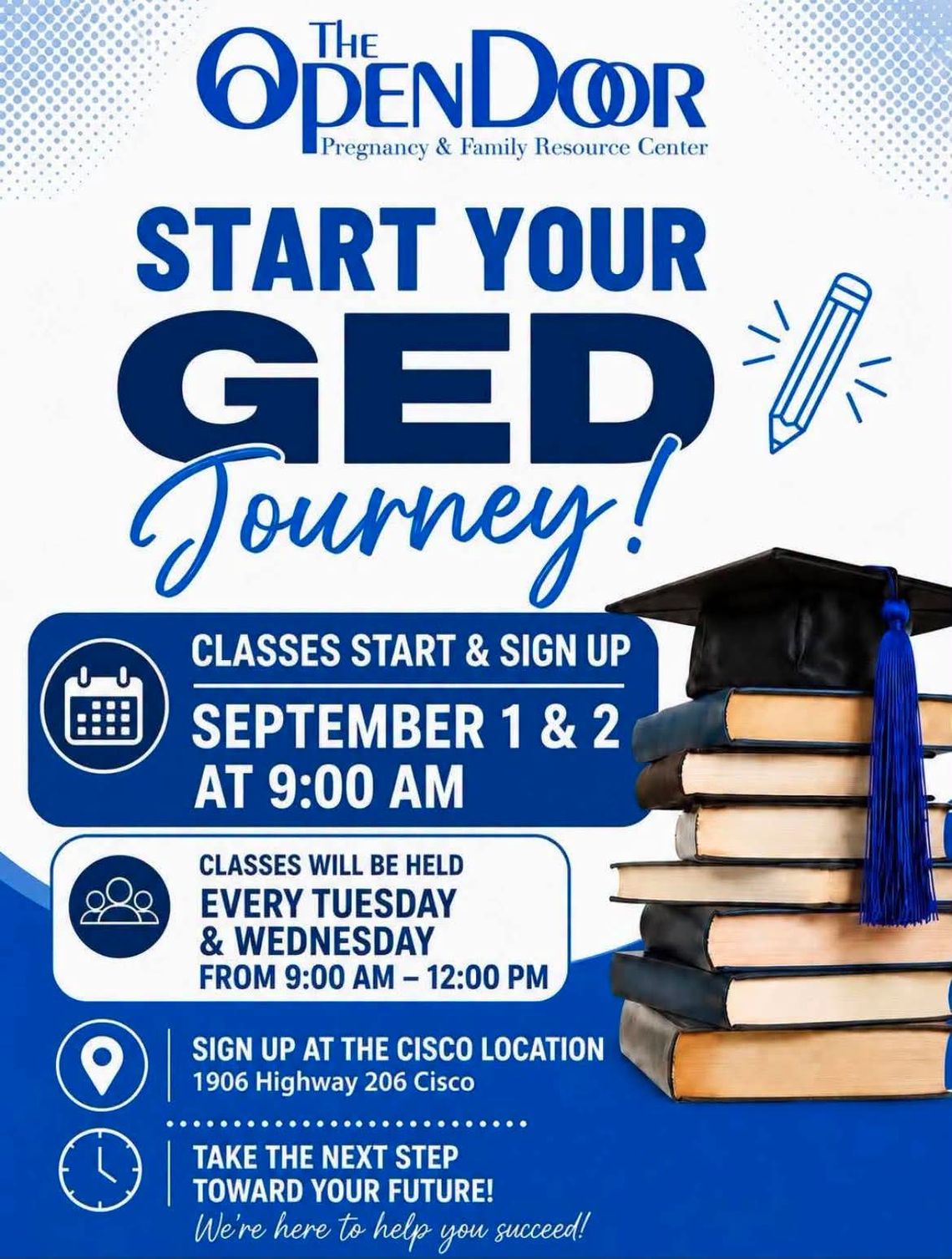 Get Your GED Starting September 1 & 2 Get Your GED Starting September 1 & 2