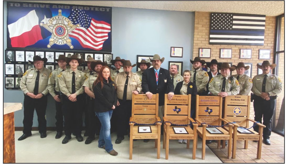 Honor Chairs dedicated at Sheriff’s Department