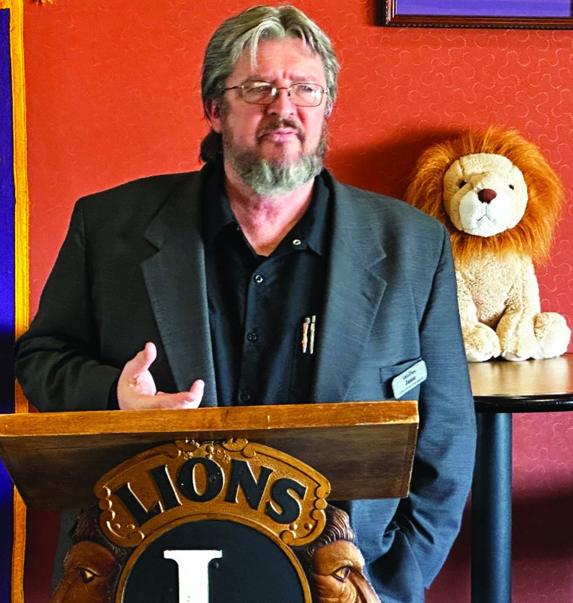 Jason Whetstone Speaks at Lions Club