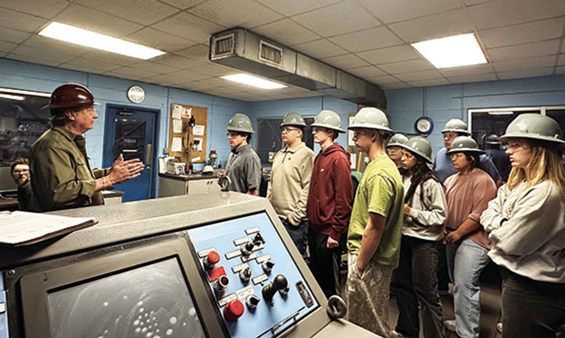 Junior Ambassadors tour EBAA Iron