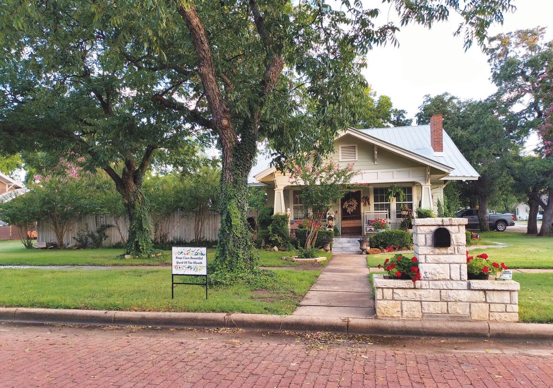 Keep Cisco Beautiful Yard of the Month