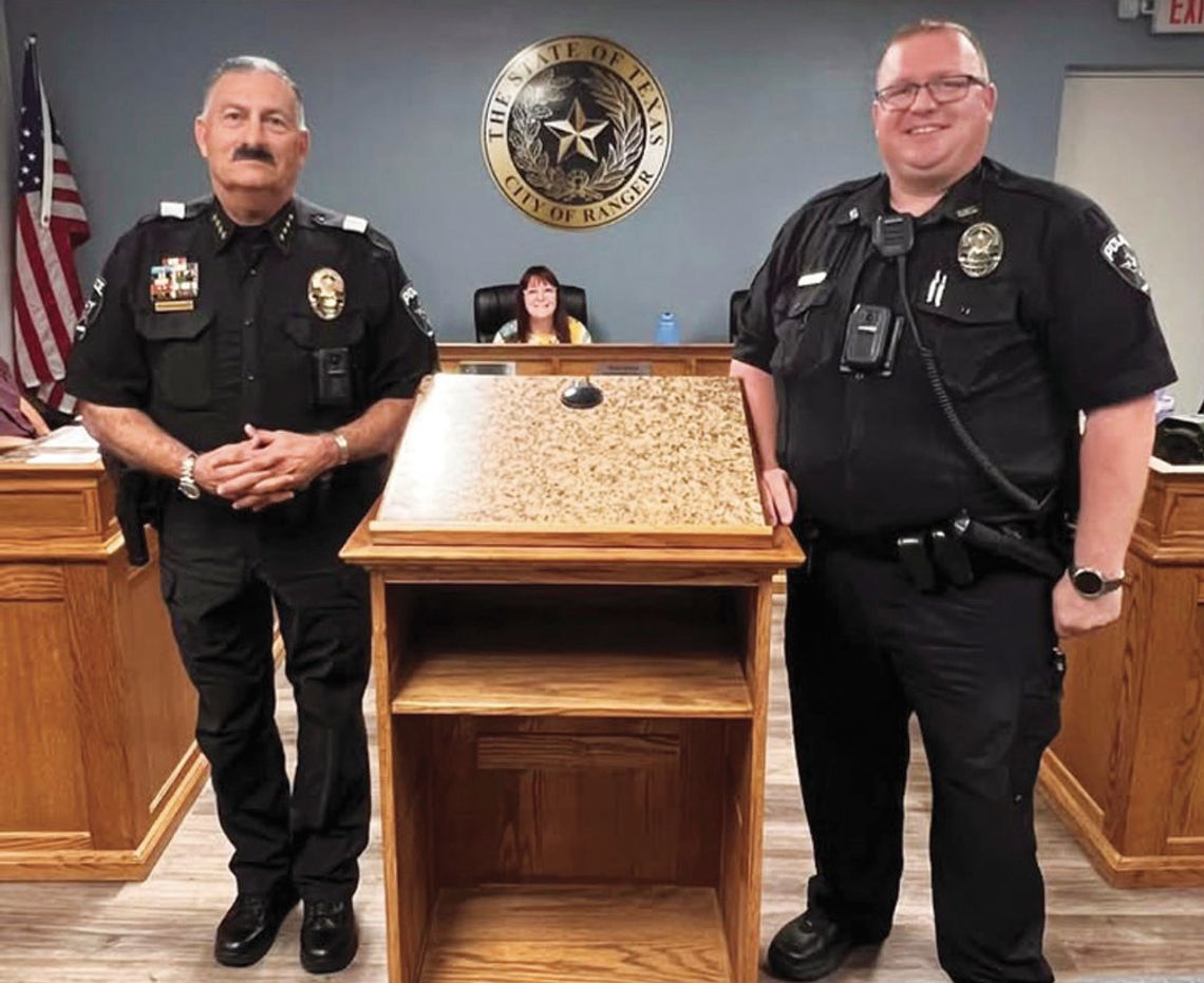New Patrol Officer welcomed to Ranger PD New Patrol Officer welcomed to Ranger PD