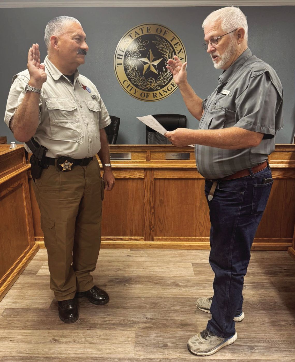New Ranger Police Chief Takes Oath of Office