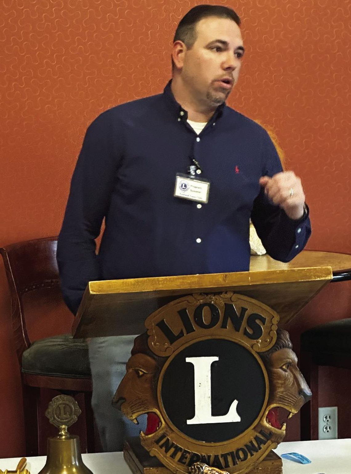 Rhyne Hobbs Speaker at Lions Club