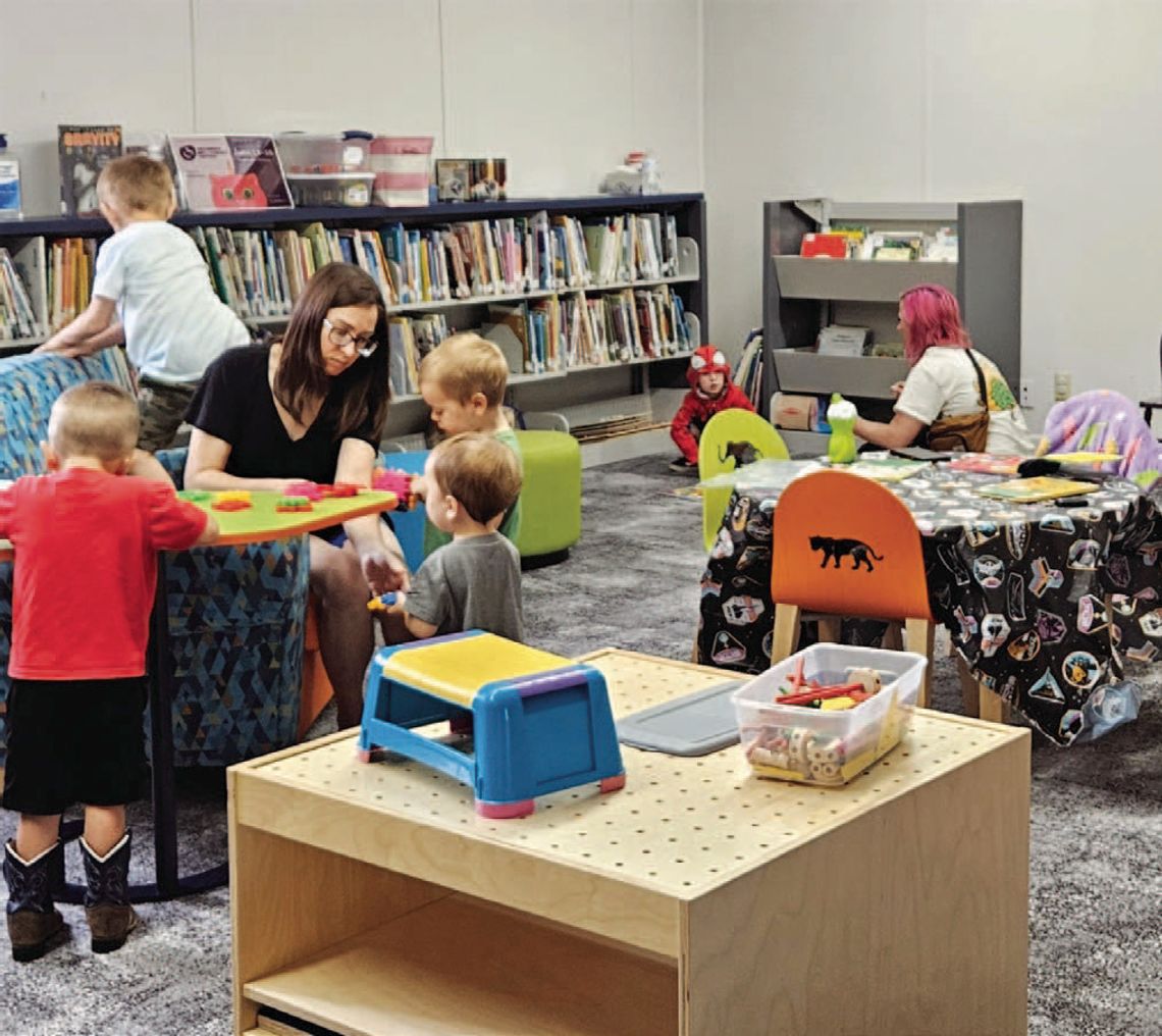 Ribbon Cutting and Reopening held at Eastland Library