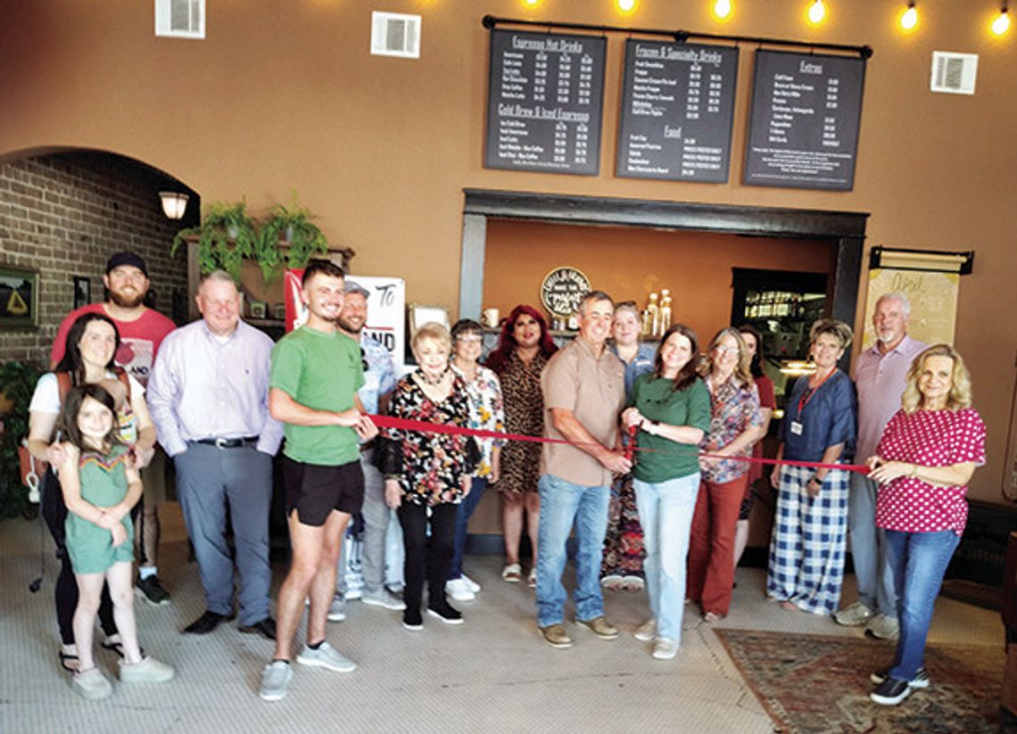 Ribbon Cutting held at 4:18 Coffee Company