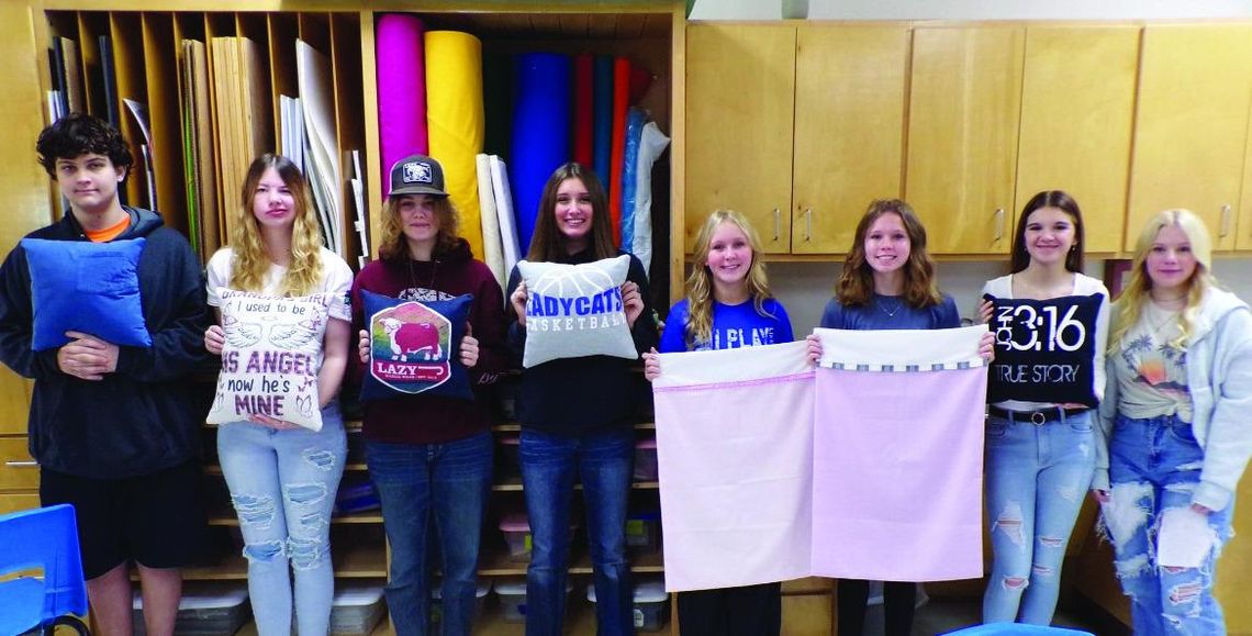 RSID Students work on Sewing Projects