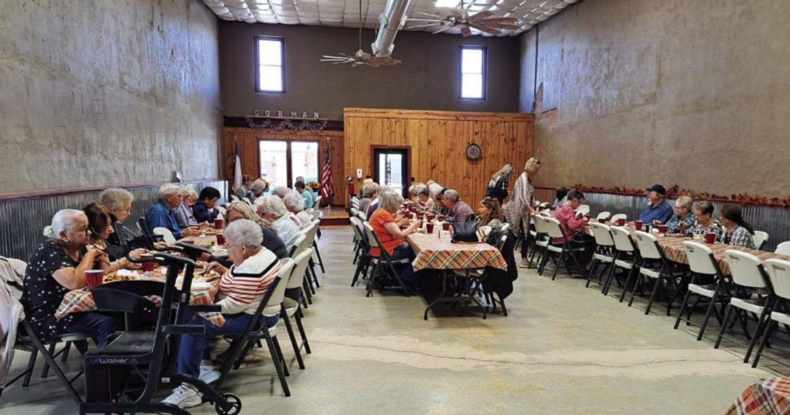 Senior Citizens served Thanksgiving Meal in Gorman