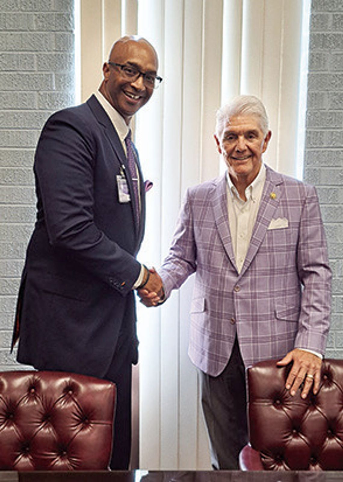 U.S. Congressman Roger Williams visits with Ranger College Leadership