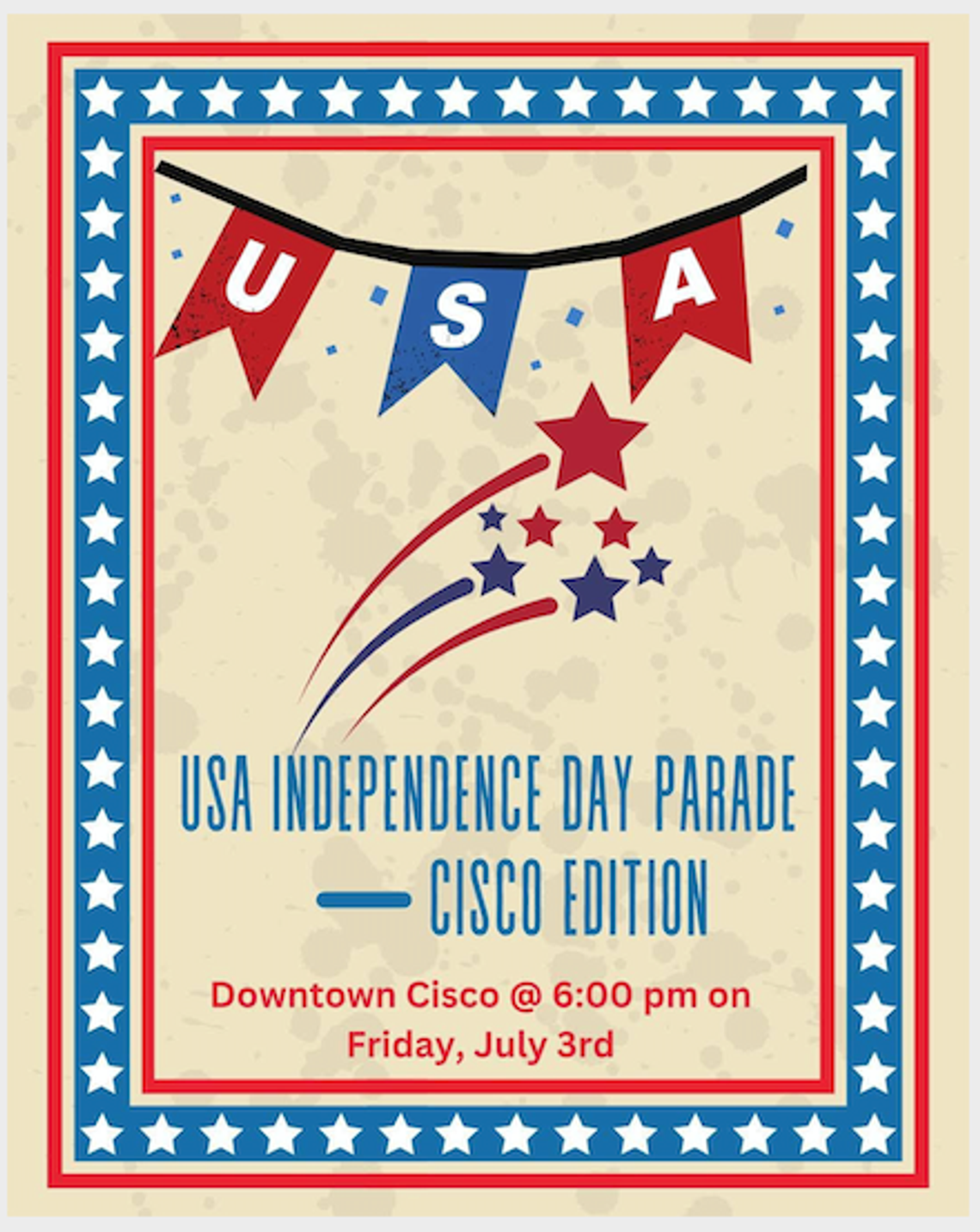 USA Independnce Day Parade July 3rd