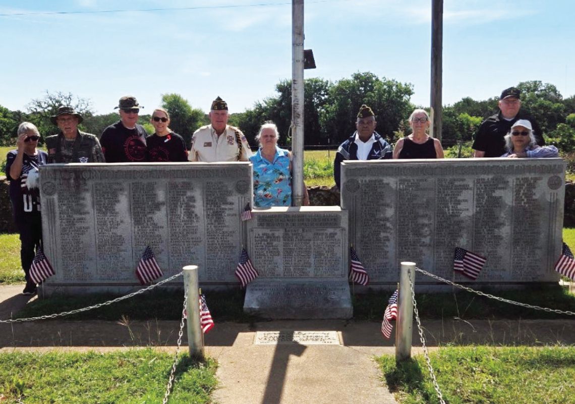Veterans and Friends Observe Memorial Day