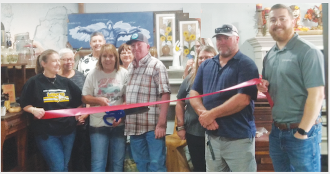 Vintage 1306 Antique Market Ribbon Cutting Vintage 1306 Antique Market Ribbon Cutting