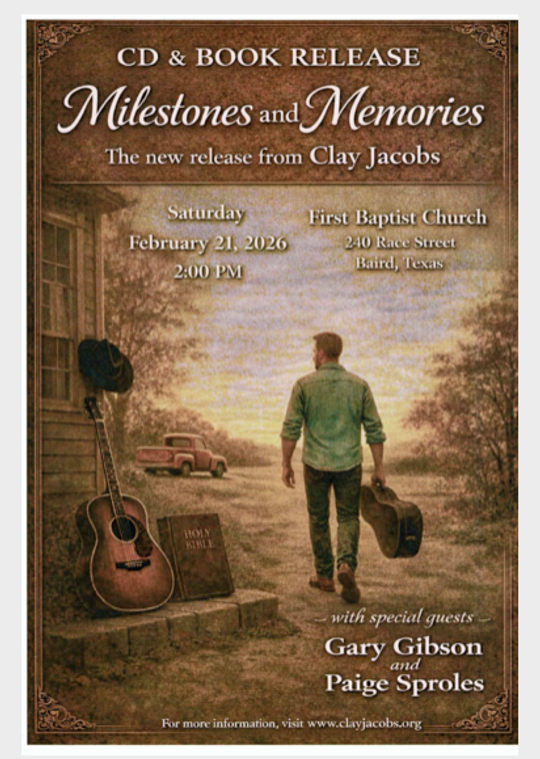 Clay Jacobs Milestones & Memories