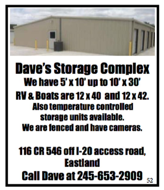 Dave's storage