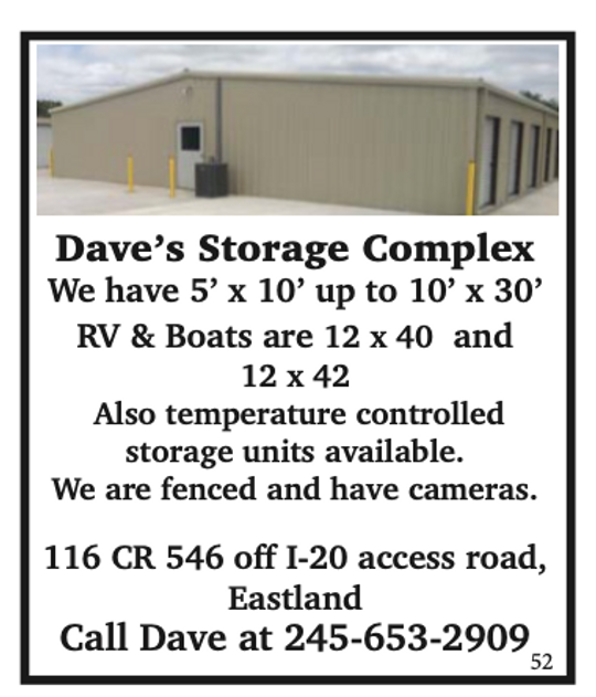 Dave's storage Dave's storage
