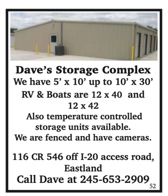 Dave's storage