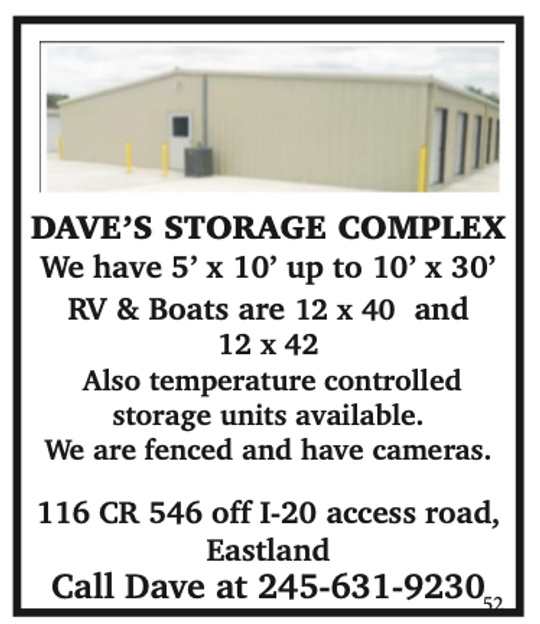 Dave's storage