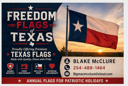 Freedom Flags of Texas