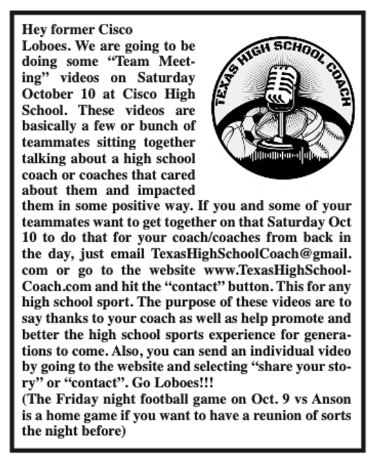 Texas High School Coach