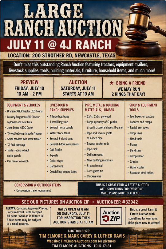 Tim Elmore Auction