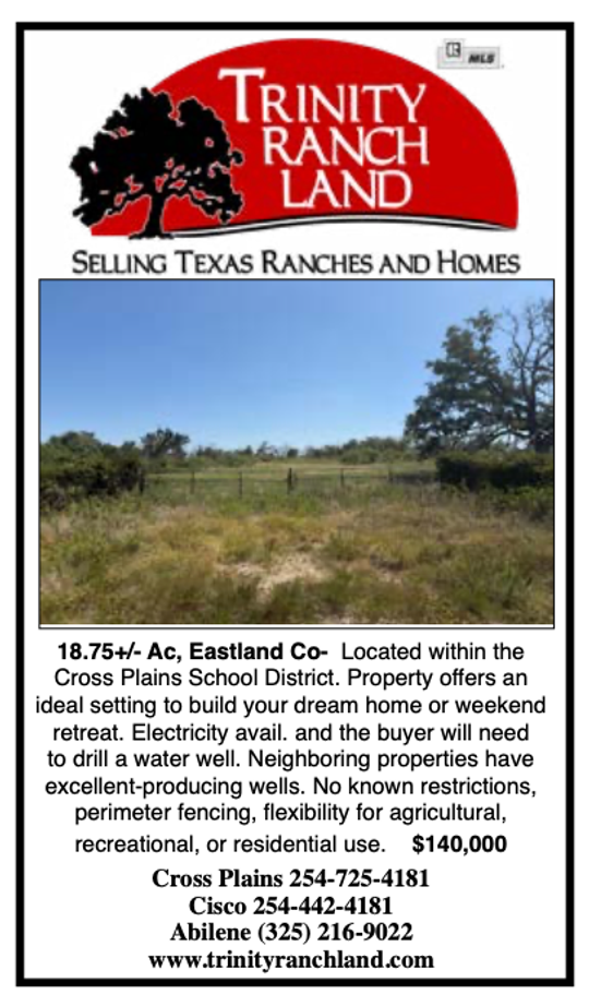 Trinity Ranch Land